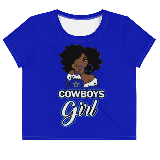 Cowboy Girl Crop Tee