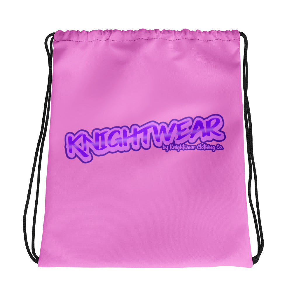 Knightwear Drawstring Bag (pink)