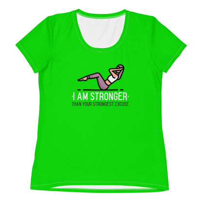 I Am Stronger Women's Athletic T-shirt