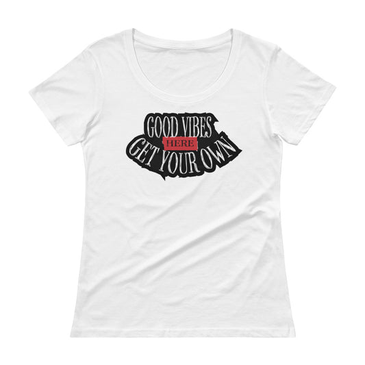 Ladies' Good Vibes Scoopneck