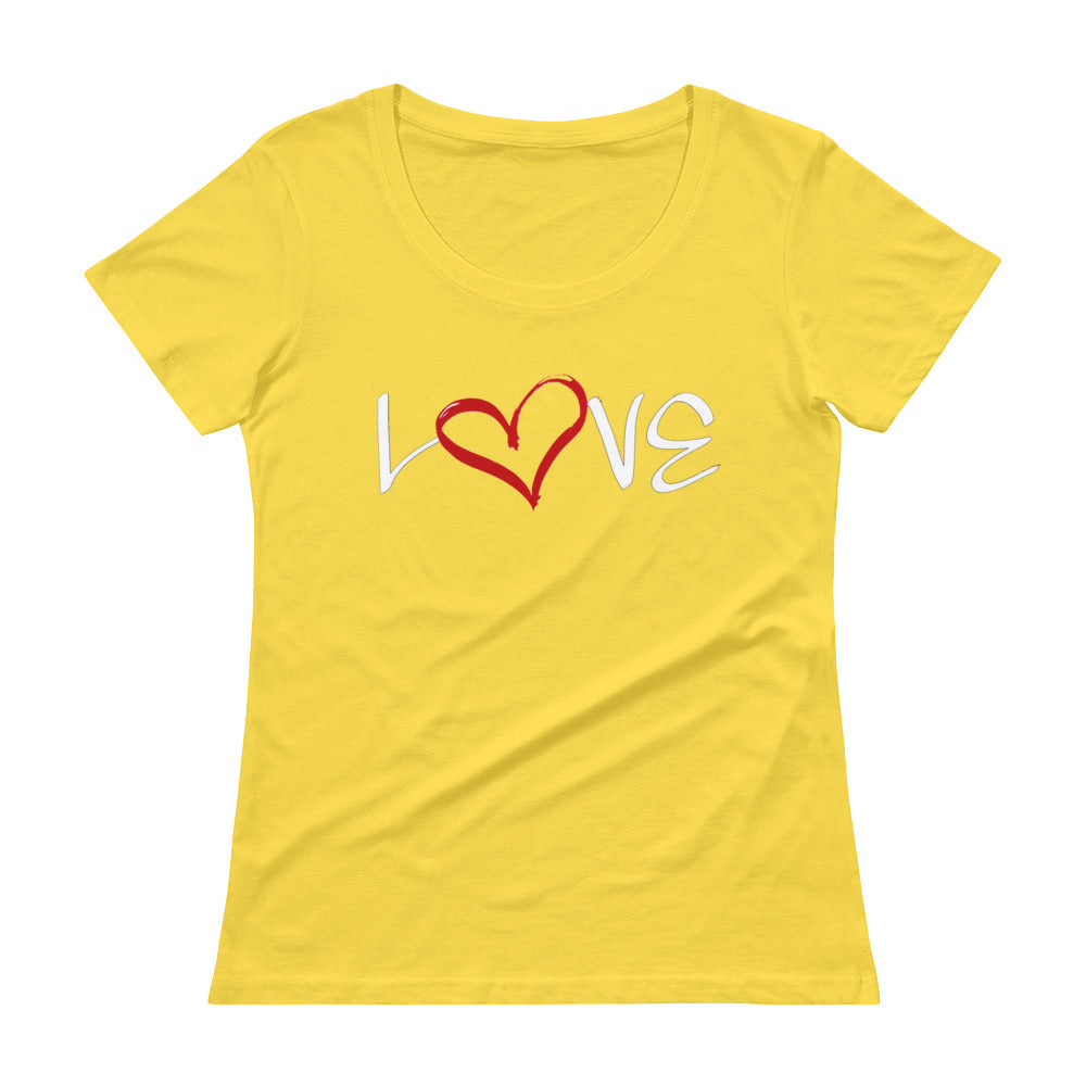 Ladies' Love Scoopneck T-Shirt