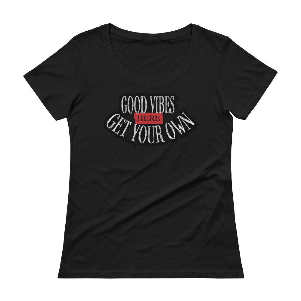 Ladies' Good Vibes Scoopneck