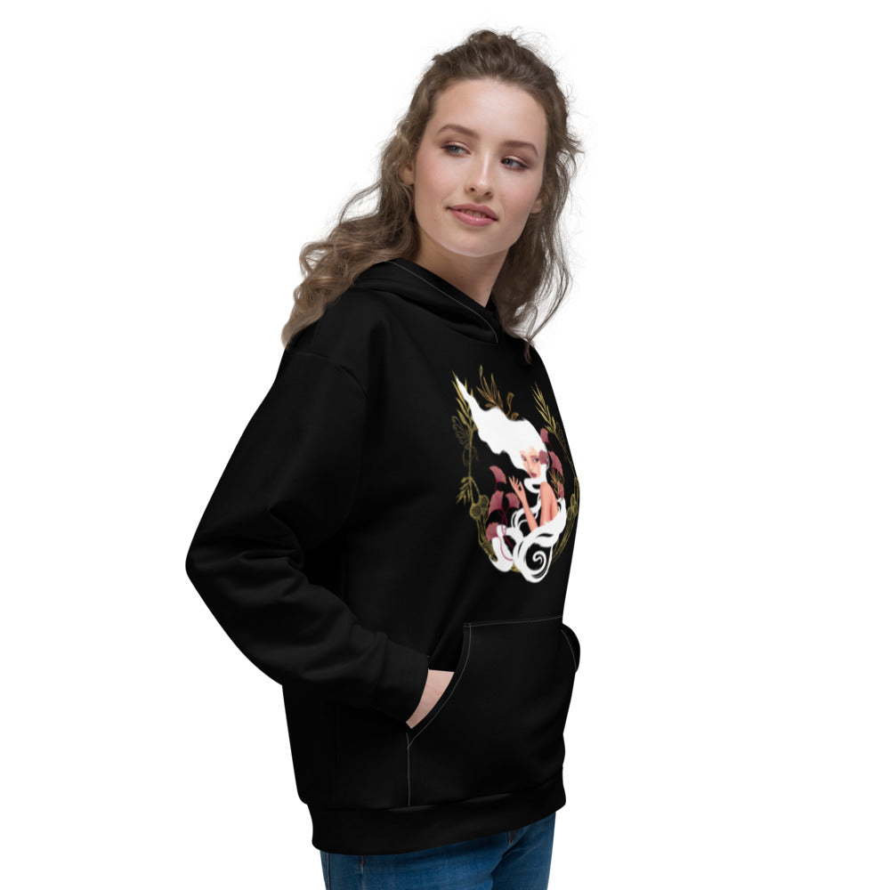 Unisex Elegant Woman Hoodie