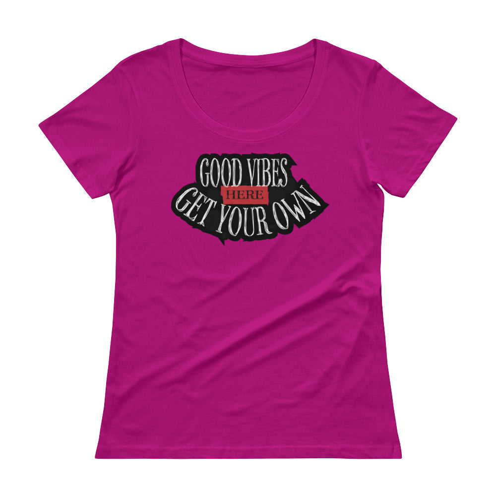 Ladies' Good Vibes Scoopneck