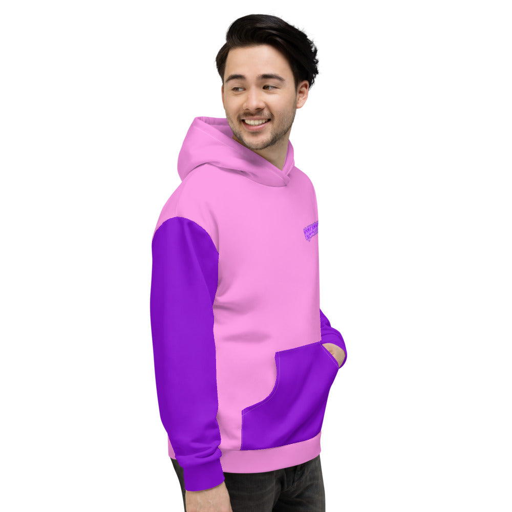 Unisex Pink/Purple Hoodie