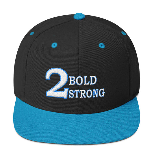 2 Bold/Strong Snapback Hat