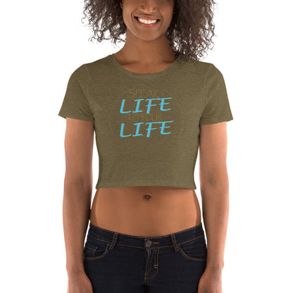 Speak Life Crop Tee