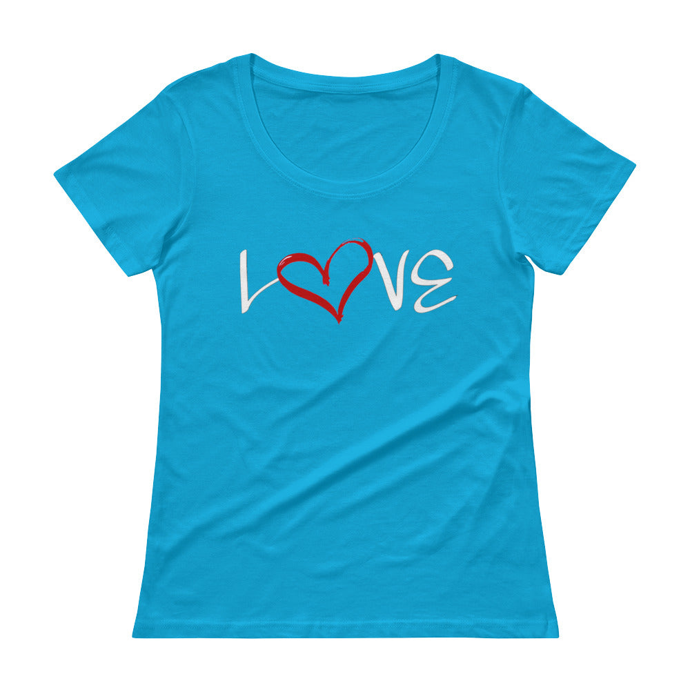 Ladies' Love Scoopneck T-Shirt