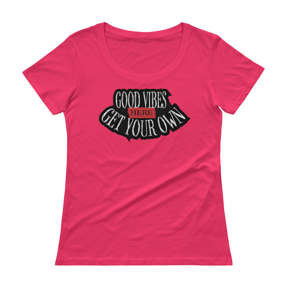 Ladies' Good Vibes Scoopneck