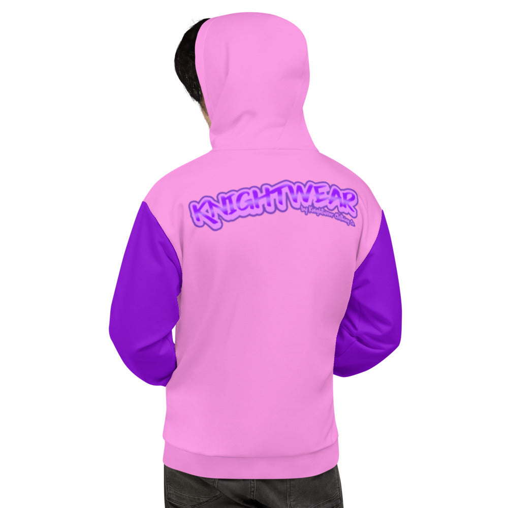 Unisex Pink/Purple Hoodie