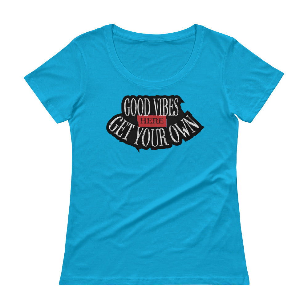 Ladies' Good Vibes Scoopneck