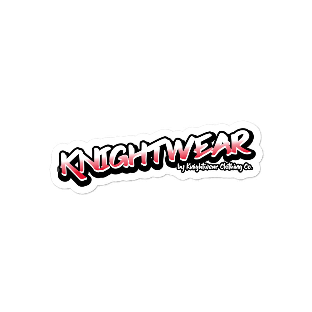 Knightwear Bubble-free stickers