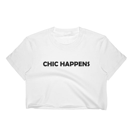 Women's Chic Happens Crop Top