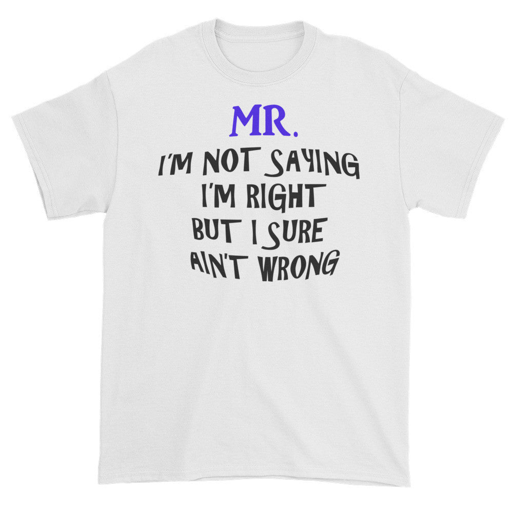 Men's Mr. Right & Wrong shirt