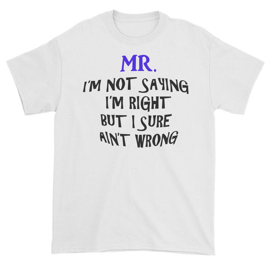 Men's Mr. Right & Wrong shirt