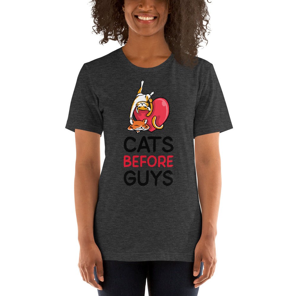 Cats Before Guys T-Shirt