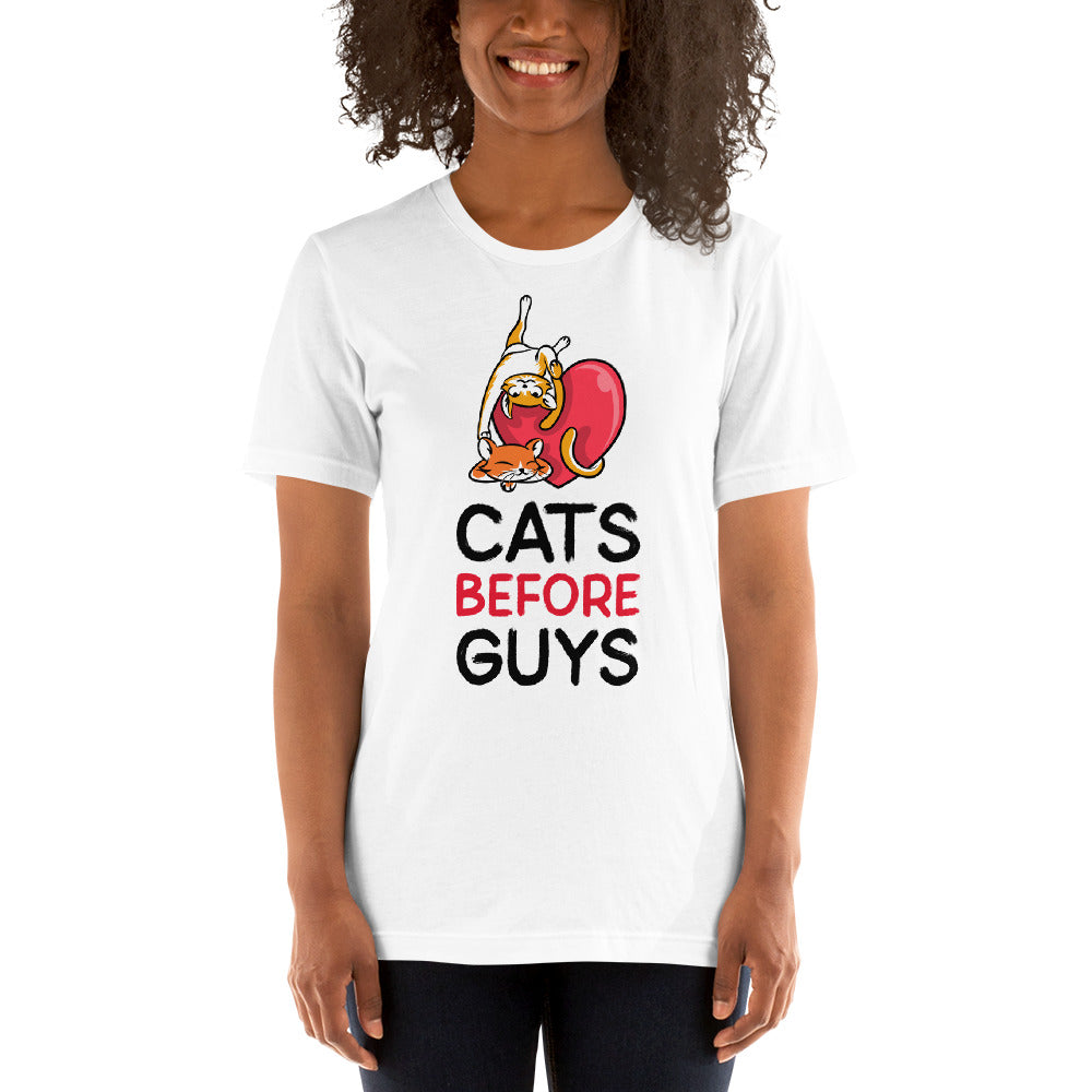 Cats Before Guys T-Shirt