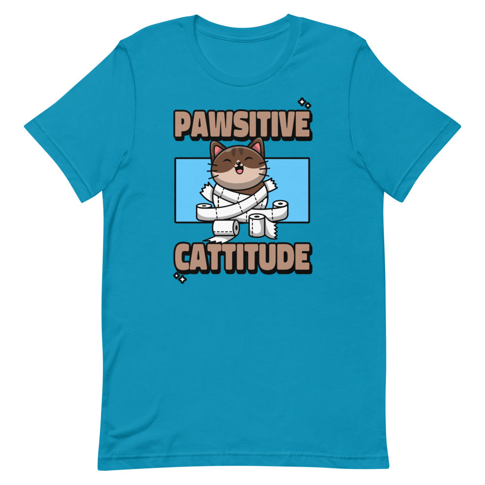 Pawsitive Cattitude t-shirt