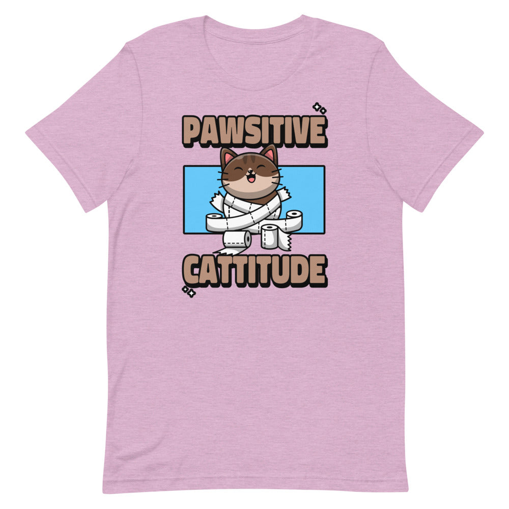 Pawsitive Cattitude t-shirt