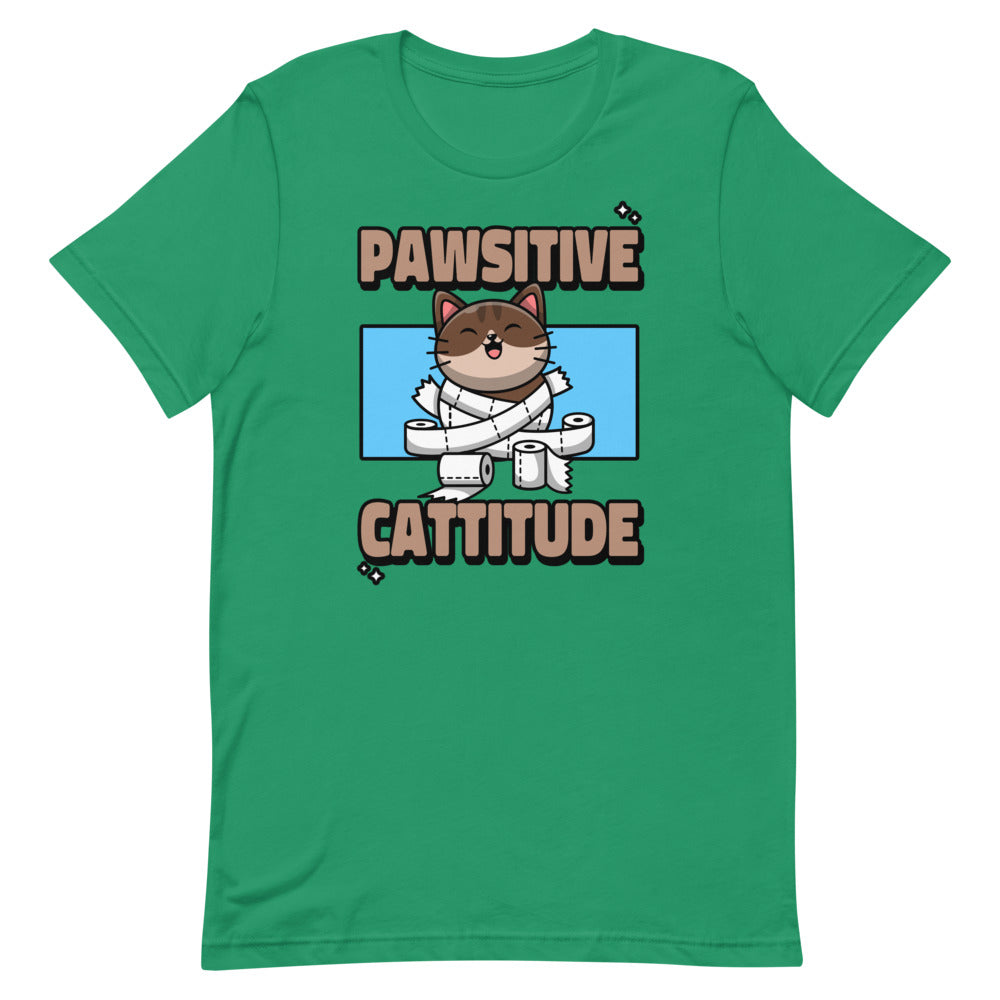 Pawsitive Cattitude t-shirt