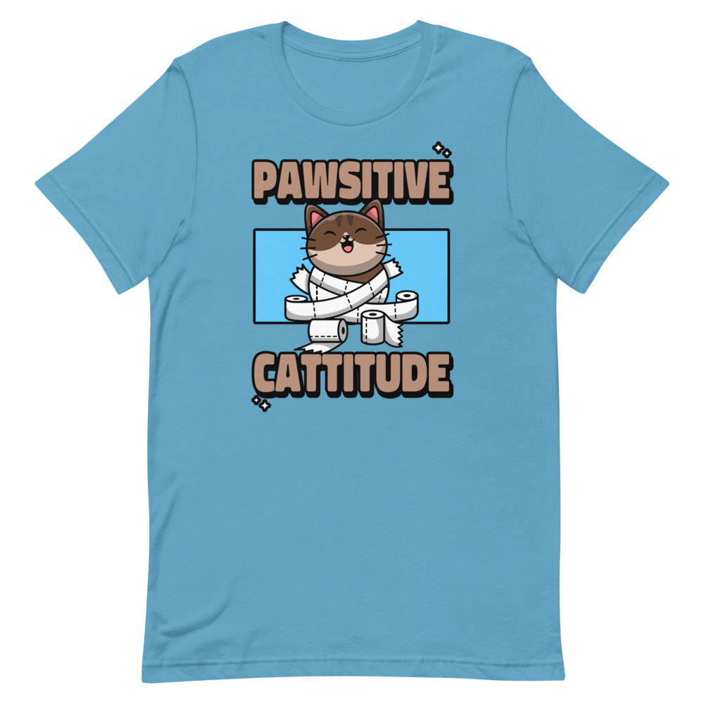 Pawsitive Cattitude t-shirt