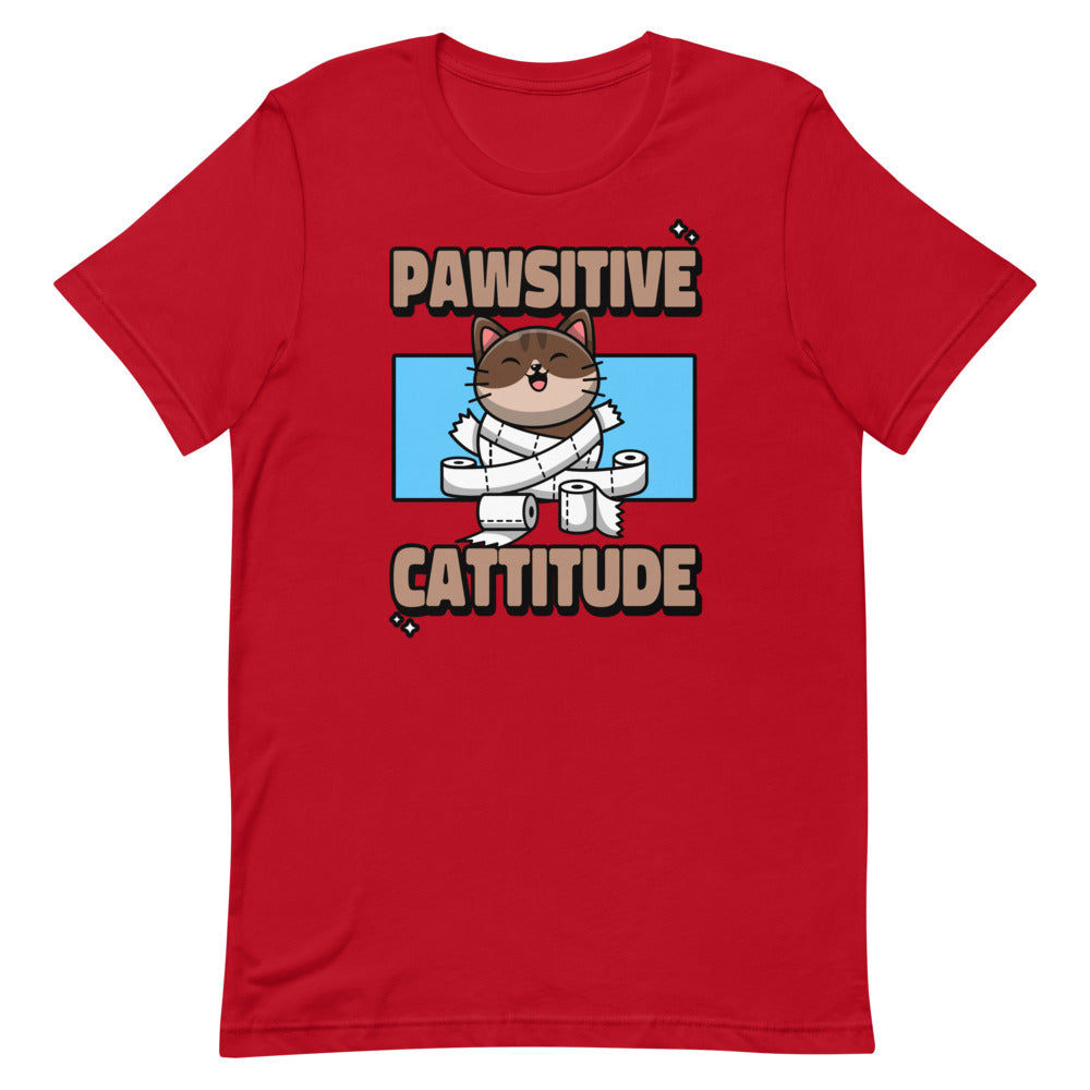 Pawsitive Cattitude t-shirt