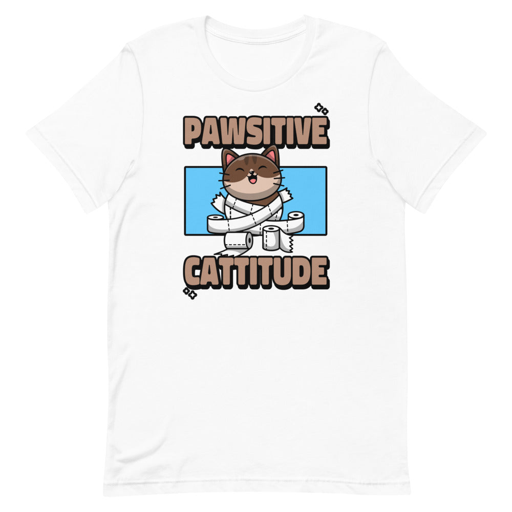 Pawsitive Cattitude t-shirt