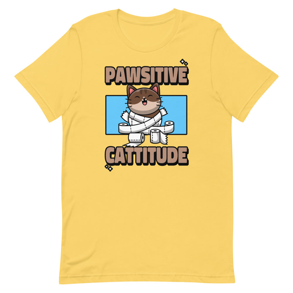 Pawsitive Cattitude t-shirt